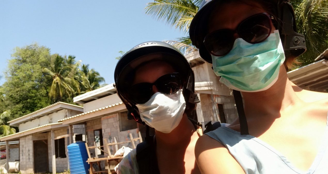 Sterilizing machines and babies with face shields or how Thailand is fighting with Covid-19